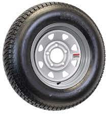 Purchased tires and rims online separately, had them mounted at sam's club at no additional charge. Radial Trailer Tire On White Rim St215 75r14 Load Range C 5 Hole Spoke Wheel Trailer Tire Wheel Assemblies Fcteutonia05 De