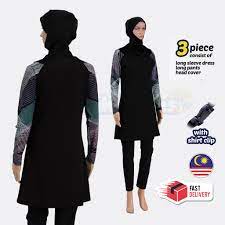 Ada berbagai merek baju renang untuk perempuan berhijab yang ada di pasaran. Hot Sale Malaysia Baju Renang Muslimah Murah Kualiti Women Muslimah Swimming Suit Swimwear Baju Renang Abstract Design Shopee Malaysia