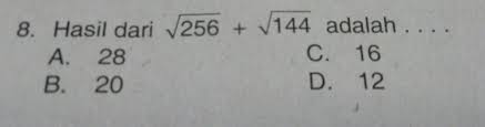 May 18, 2014 · lalu kita ambil angka satuan di belakang, 256 angka satuannya adalah 6. Hasil Dari 256 144 Adalah Brainly Co Id