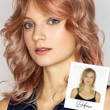 Straight brown hair with pink highlights pink highlights are one of the easiest ways to turn a classic hairstyle into a trendy one. Rose Gold Hair The Trend That Keeps Coming Back Wella Blog