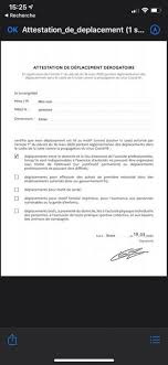 Il faut en générer à chaque nouvelle sortie. Maj Attestation De Deplacement Une App En Preparation Pour Limiter Les Confusions Sur Le Terrain Iphoneaddict Fr