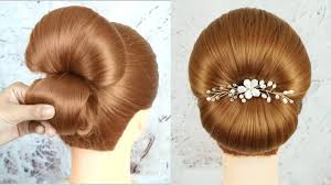10 best diy wedding hairstyles with tutorials. Simple Bun Hairstyle For Wedding Or Party Easy Bridal Hair Tutorial Quick And Easy Hairstyles Youtube
