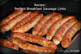 It really is not much more involved than grinding your own hamburger; Recipe Perfect Breakfast Sausage Links Simplified And Stable Recipe Breakfast Sausage Links Sausage Breakfast Breakfast Sausage In Oven