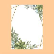 Yups frame arti kata frame adalah bingkai. Wedding Invitation Frame Template Flower Frame Watercolor Png And Vector With Transparent Background For Free Download