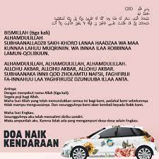 Doa Ketika Naik Kendaraan Alhamdulillah Doa Sumber