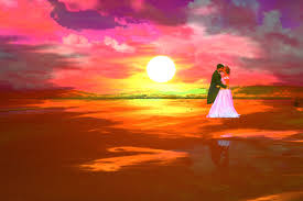 Florida sunset beach wedding is located in tampa and specializes in weddings on st pete beach, treasure island, sunset beach, madeira beach, redington beach, indian rocks beach. Sunset Beach Wedding Painting Free Stock Photo Public Domain Pictures