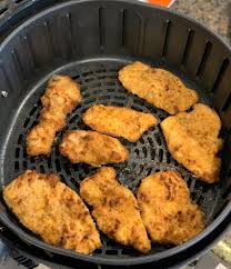 Set the cooking time to 10 minutes and after the frozen chicken strips cook in the air fryer for 5 minutes, flip them over. Air Fryer Ranch Chicken Tenders The Cookin Chicks