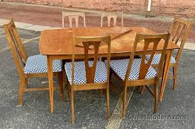 This beautiful claro walnut console table is made from a hazard tree removal in the dinning tables and chairs walnut dining table dining room table walnut furniture furniture ideas natural wood table contemporary dining. Walnut Dining Table With 6 Chairs Midcentury Modern Dining Room Sets Sweet Modern Akron Oh