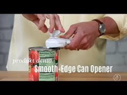 How does the can opener work? Smooth Edge Can Opener Pampered Chef Youtube