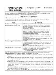 La actividad está pensada para cálculo mental para alumnos a partir del tercer ciclo de primaria, aunque queda. Planeacion Matematicas Tercer Grado Sustraccion Multiplicacion