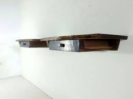 The One In Front Of The Gun Lives Forever Meaning Matching Live Edge Floating Nightstands Mid Century Studio Etsy Live Edge Floating Nightstand Live Edge Shelves