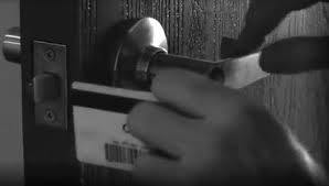 You may need to wiggle the card back and forth a few times to get the latch open. Warning Brazen Burglar Used Credit Card To Steal From House While Victims Slept Upstairs Andover Advertiser