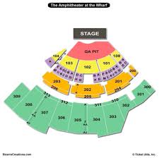 Curious The Amphitheater At The Wharf Seating Chart The