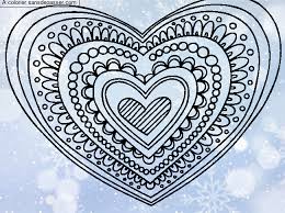 Il est riche elle.f) si j'ai bien compris, ils sont bien intelligents les. Coloriage Coeur Mandala Sans Depasser