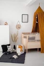 Linen Canopy Caramel Baby Room Decor Kid Room Decor Nursery Canopy