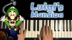 Luigi S Mansion Theme Piano Tutorial Lesson Youtube