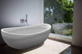 Exquisite marble bathtubs carved from solid stone. Caulien From California Contemporary Bathroom Las Vegas By New Home Stone Houzz