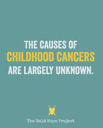 Because specific causes have not been found for each individual type of childhood cancer, the way to prevent childhood cancer is still unknown. The Causes Of Childhood Cancers Are Largely Unknown Childhood Cancer Awareness Month Childhood Cancer Awareness Pediatric Cancer