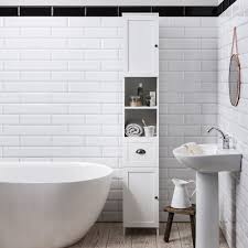 Bathrooms are generally small rooms, and there is. Stow Tallboy Bathroom Cabinet Hallway Storage Unit Noa Nani