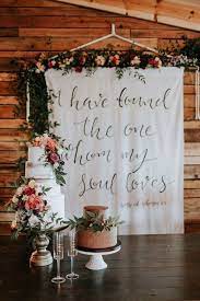 19 Creative Ways To Use Quotes In Your Wedding Decor Floral Themed Wedding Wedding Decorations Dream Wedding