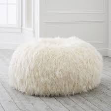 1000 x 1000 jpeg 111 кб. Furlicious Ivory Faux Fur Bean Bag Chair Slipcover Pottery Barn Teen