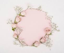 Floral spring frame with blue flowers and Download Pink Copy Space And Frame Of Roses Buds For Free Flower Phone Wallpaper Flower Backgrounds Flower Frame