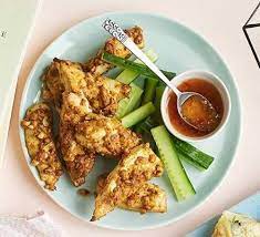 Nutty Chicken Satay Strips Recipe Healthy Chicken Recipes Bbc Good Food Recipes Protein Snacks Recipes
