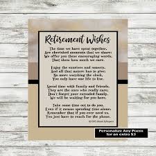 Retirement Gift Retirement Poem Co Worker Retirement Boss Etsy Retirement Poems Retirement Wishes Retirement Sentiments