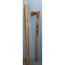 Check spelling or type a new query. Japanese Carved Wood Training Sword Overall Length 102cm And A Native American Style Carved Wood D