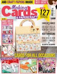 Subscribe today and get 3 issues for just 24.99*! Making Cards Papercraft March 2020 Free Pdf Magazine Download