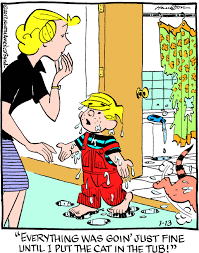 Dennis The Menace For 1 13 2017 Dennis The Menace Cartoon Dennis The Menace Funny Cartoons