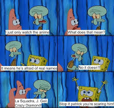 You Can Even Hear The Characters Shout It Crunchyroll Stand Names Funny Memes Memes Funny