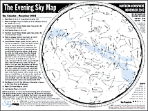 The Evening Sky Map Skymaps.com - Publication Quality Sky Maps & Star Charts | Star Chart, Sky,  Homeschool Astronomy