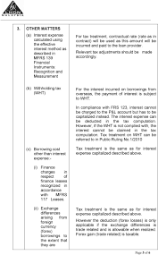 'payer' refers to an individual/body other than individual carrying on a business in malaysia. Guidelines For Income Tax Treatment Of Malaysian Financial Reporting Standards Mfrs 123 Borrowing Cost Pdf Free Download