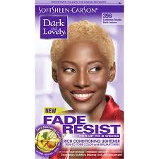 Softsheen Carson Dark And Lovely Fade Resist Rich Conditioning Hair Color Permanent Hair Dye 396 Luminous Blonde