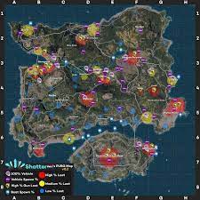Loot Vehicle Boat Map Shatternl S Pubg Map V0 2 Game Wallpaper Iphone Gaming Wallpapers Video Game Images