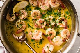 You might see shrimp scampi served over toasted bread, but for the hearty, most satisfying dinner dish, shrimp scampi with linguine (which holds the weight of the shrimp and soaks up the sauce) is the best. Shrimp Scampi With White Wine And Parmesan The Little Ferraro Kitchen