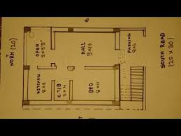 20 30 South Face House Plan Map Naksha Youtube 20x40 House Plans South Facing House House Map