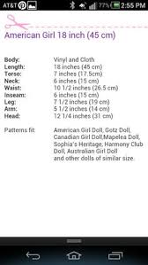 61 Paradigmatic American Girl Size Chart