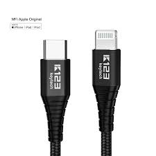 Pd 3a Fast Charger Cable Lightning To Type C Nylon Braided Data Cable For Iphone 8 X Xr