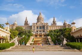 The brainchild of architects eugenio. Berg Montjuic Barcelona Fotogalerie