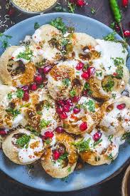 Close Up Shot Of Dahi Puri Recipe Chaat Recipe Puri Recipes Healthy Indian Snacks