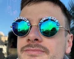 GROOM TO BE Blue Round Tint Stag