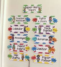 Ready For A New Year Classroom Job Chart Classroom Jobs Superhero Classroom Jobs