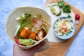 They could also be described as a fish finger burrito or fish finger wrap. Recipe Fish Finger Taco Wraps With Lime Coleslaw Rachel Phipps