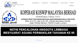 Koperasi loans are all intended to help members of the cooperatives. Koperasi Koswip Malaysia Berhad Ssawilmor
