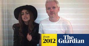 Tragedy saves julian assange from being extradited to us. Lady Gaga Takes Tea With Julian Assange Julian Assange The Guardian
