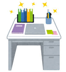 綺麗な会社の机のイラスト | かわいいフリー素材集 いらすとや