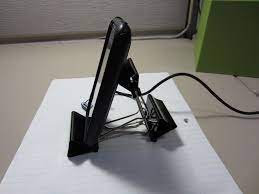 It is also a brilliant diy phone stand. Three Binder Clip Smart Phone Holder 4 Steps Instructables