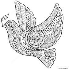 A must see for all coloring page fans. Zentangle Dove Of Peace Adults Coloring Pages Printable